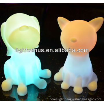 Dog and Cat shape ambience led small night light